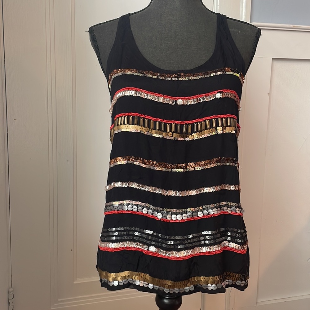DKNY Sequin Tank Top
